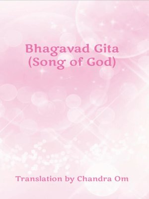 cover image of Bhagavad Gita (Song of God)